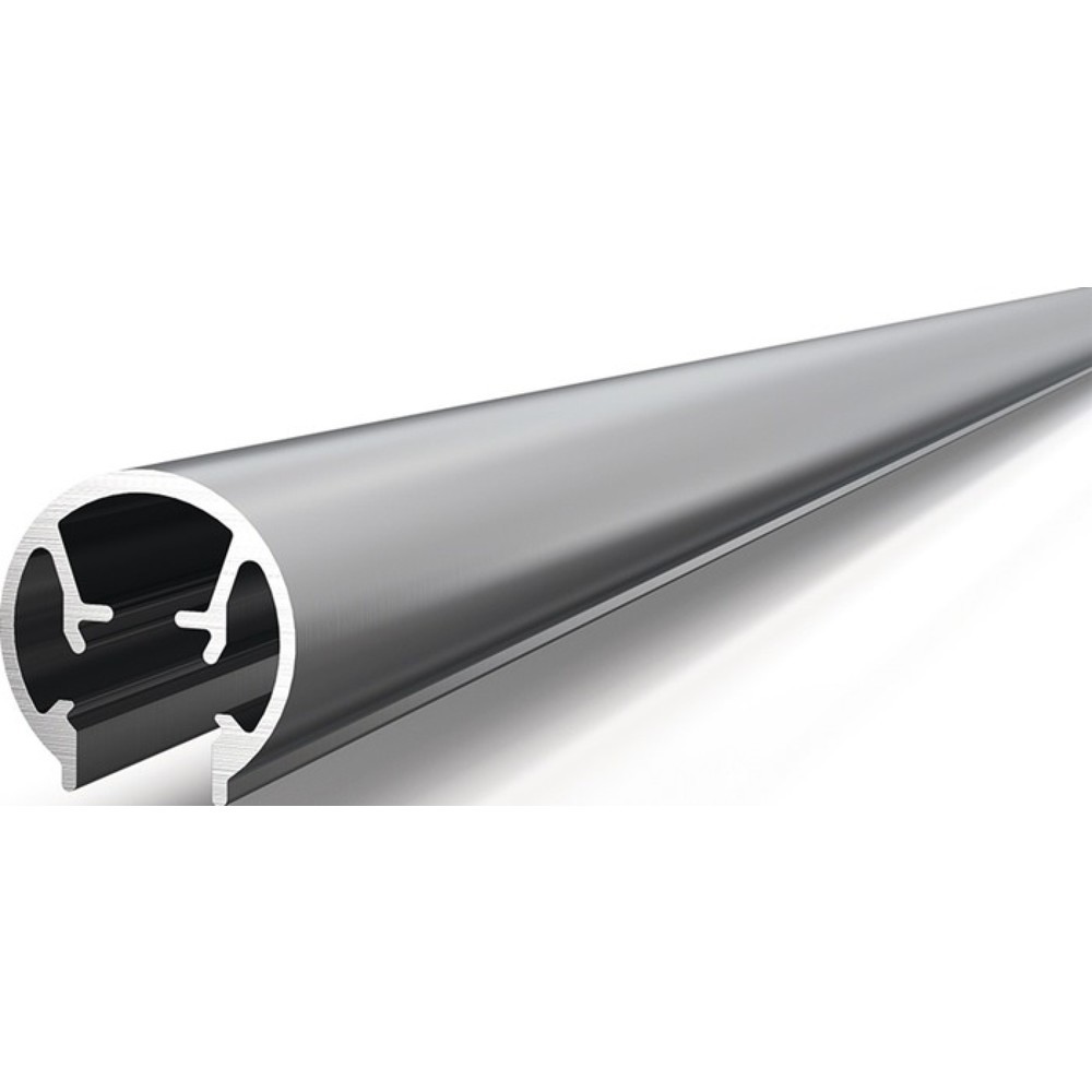Produktabbildung: ATHMER Fingerschutzprofil BS-BU-24K+ Länge 1980 mm, silberfarben eloxiert, Bandseite Band-Ø 24 mm