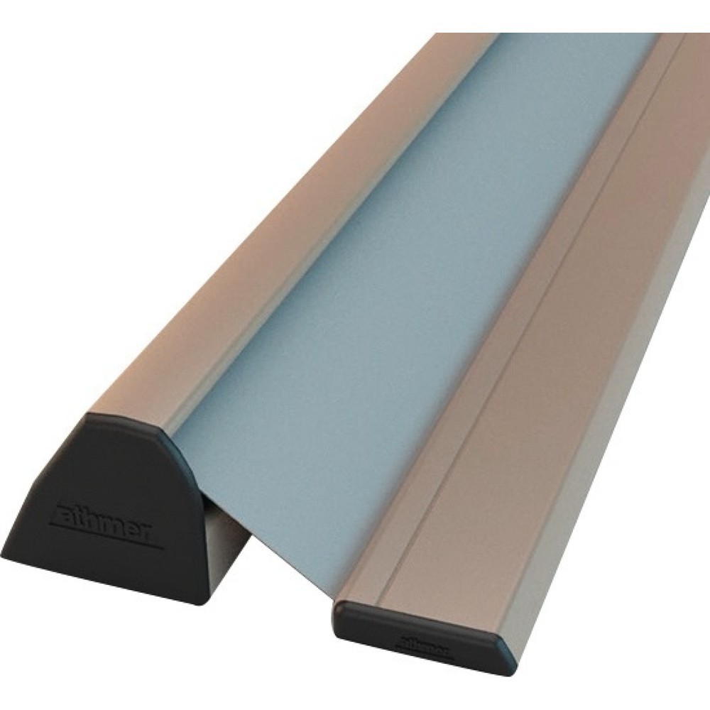 Illustration du produit: ATHMER Fingerschutzprofil NR-32 UniSafe Länge 1925 mm, silberfarben eloxiert, Bandgegenseite, Farbe Schutzrollo schwarz