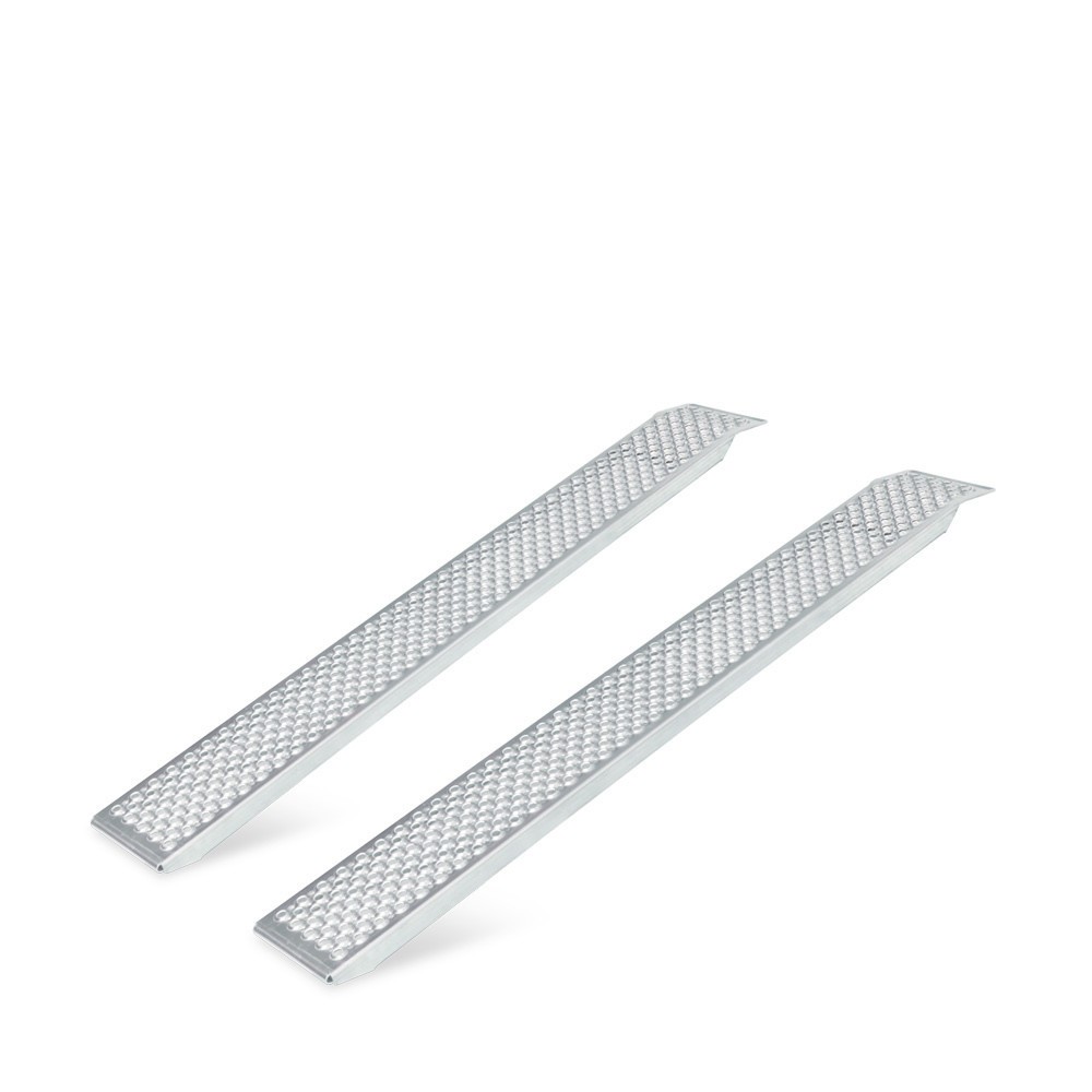 Produktabbildung: Auffahrrampen aus Aluminium, 2er-Set, TK 400 kg/Paar, LxB 2.000 x 200 mm