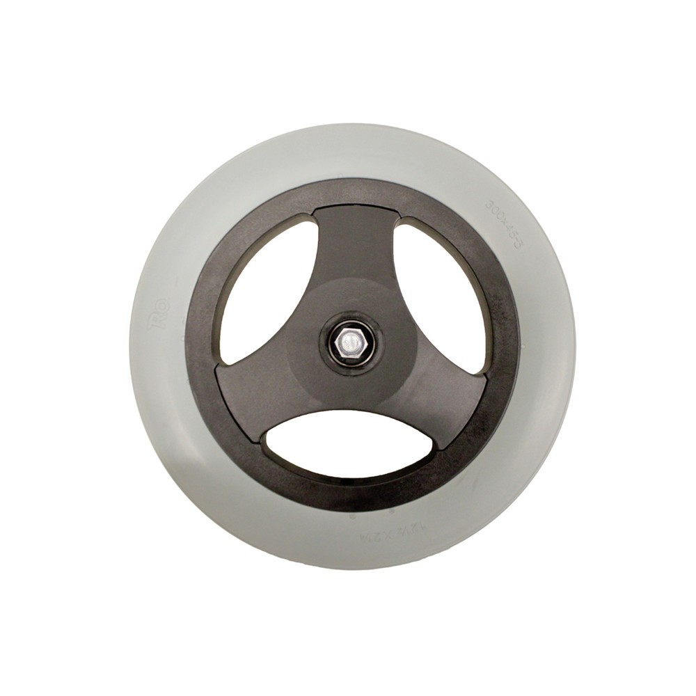 Produktabbildung: Aufpreis für pannensicheres Betriebsroller-Vorderrad, ØxB 300 x 45 mm