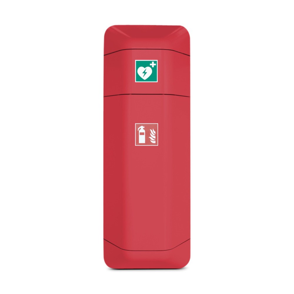 Produktabbildung: Aufsatz Verbandskasten für Feuerlöscher-Aufbewahrungsschrank, rot