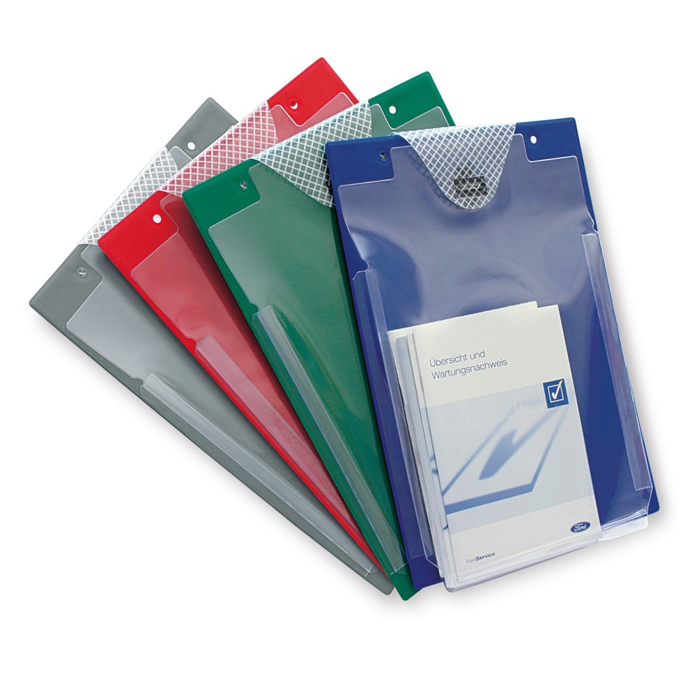 Produktabbildung: Auftragstaschen für Werkstattplaner, extra gross, blau