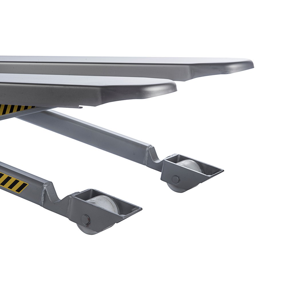 Produktabbildung Nr. 6: Transpalette à ciseaux en acier inoxydable INOX avec levée rapide, longueur des fourches 1 200 mm, nylon