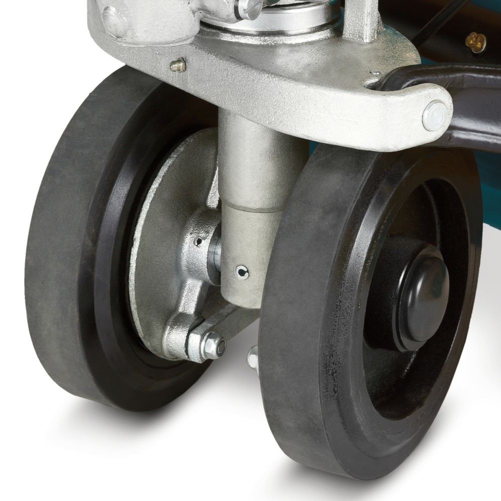 Produktabbildung Nr. 3: Transpalette manuel Ameise® PTM 2.5 avec frein à main, capacité de charge 2 500 kg, longueur des fourches 1 150 mm, caoutchouc plein / polyuréthane