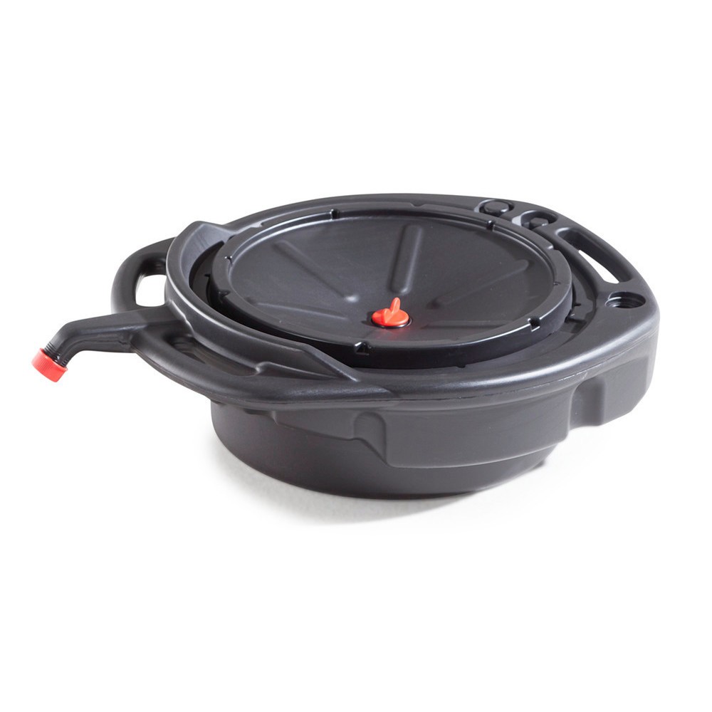 N° de l'image du produit 2 : Bac à huile usée ronde fermée de 14 litres