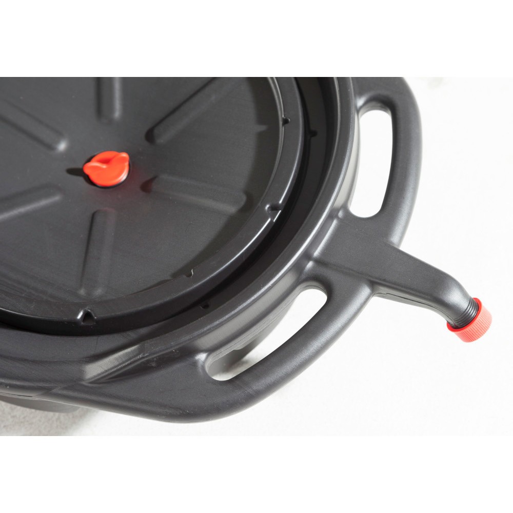 N° de l'image du produit 3 : Bac à huile usée ronde fermée de 14 litres
