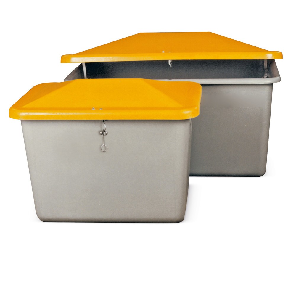 Produktabbildung Nr. 1: Bac à sel CEMO, gris/orange, 700 litres