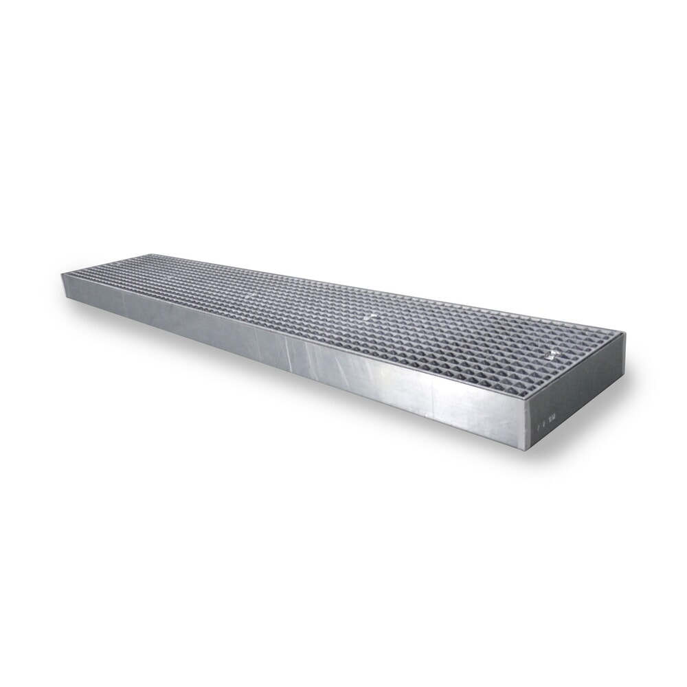 Bac collecteur plat en acier, capacité de charge 6 500 kg/m², H x l x P 118 x 500 x 2 500 mm Illustration du produit: Bac collecteur plat en acier, capacité de charge 6 500 kg/m², H x l x P 118 x 500 x 2 500 mm