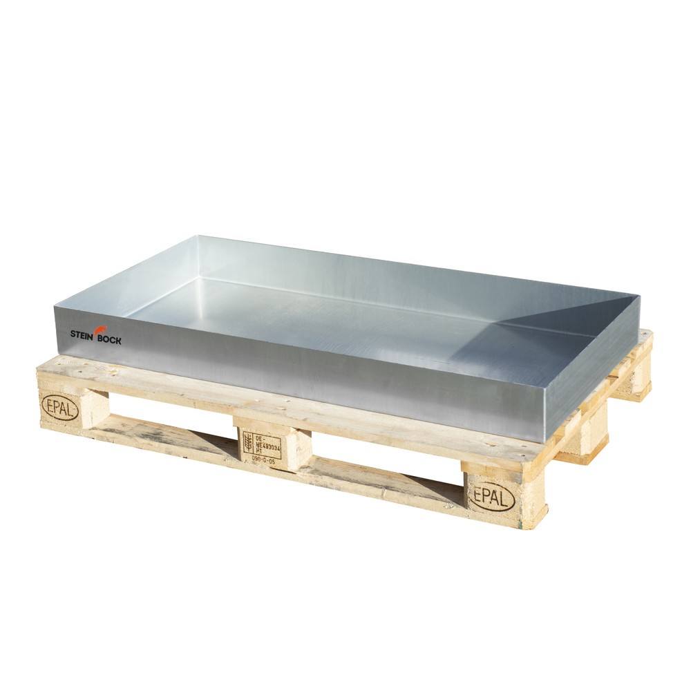 Produktabbildung Nr. 3: Bac de rétention pour petits bidons, en acier, pour palettes, HxlxP 100 x 800 x 1 200 mm