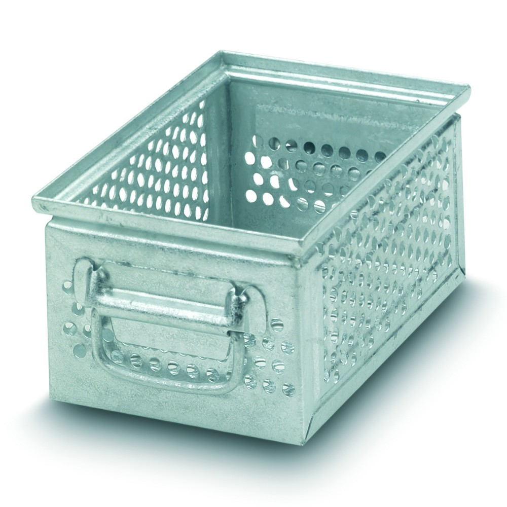 Produktabbildung Nr. 2: Bac empilable en tôle d’acier, avec perforation grossière Ø 10 mm, H x l x p 200 x 300 x 200 mm