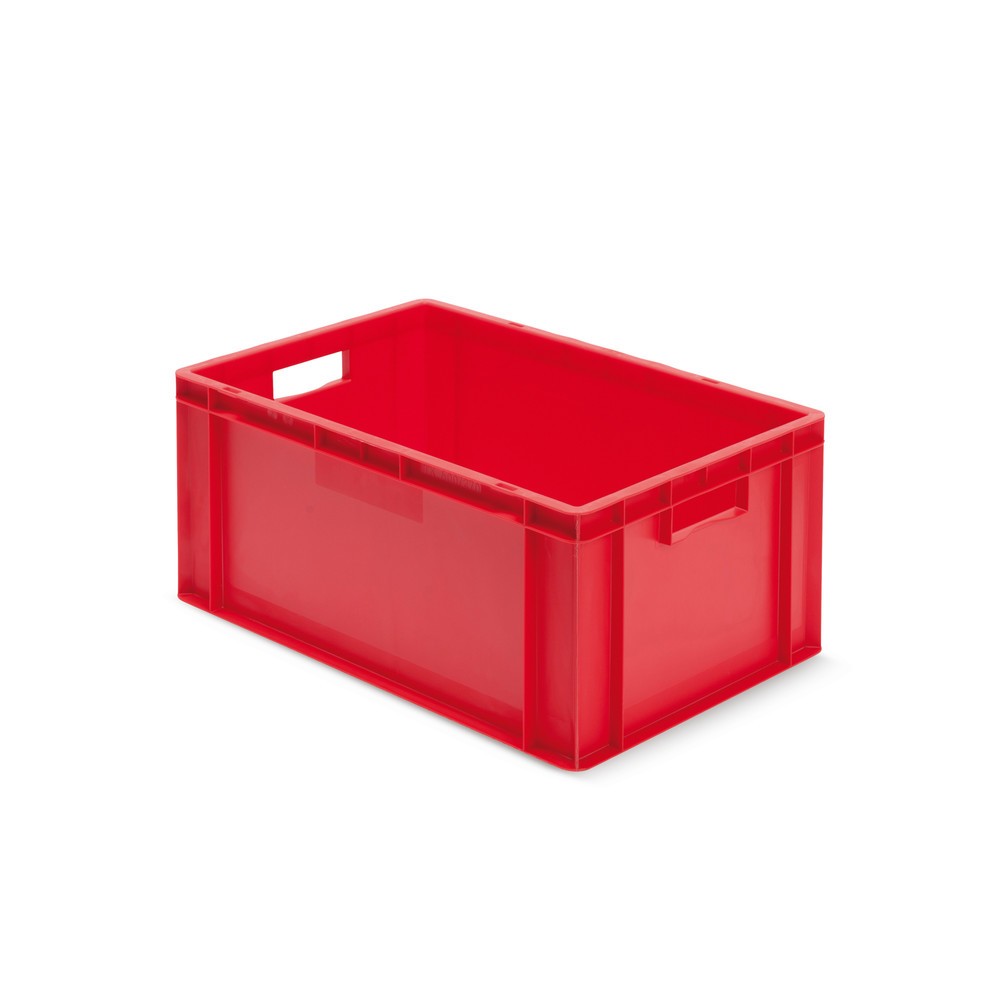 Produktabbildung Nr. 1: Bac Euro empilable, parois + fond fermés, 51 litres, rouge, poignées