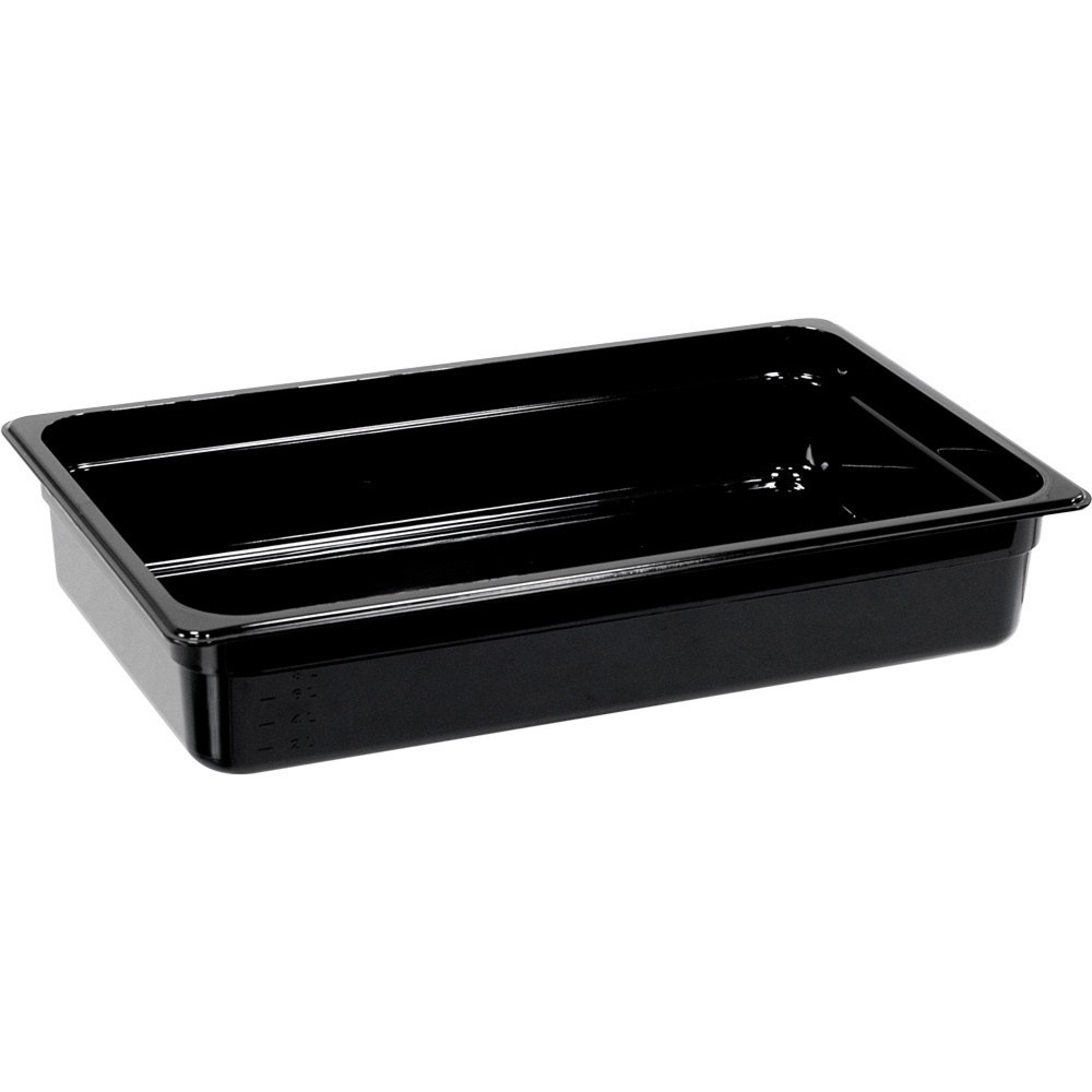 Produktabbildung Nr. 1: Bac Gastronorm Stalgast, polycarbonate, noir, GN 1/1 (100 mm)
