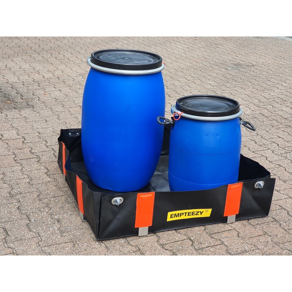 Illustration du produit: Bac pliable en PVC, pour petits fûts/bidons, capacité 75 l