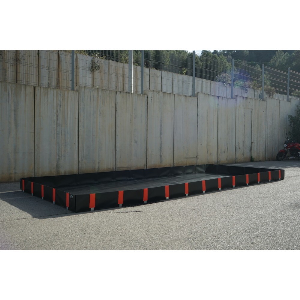 Produktabbildung Nr. 1: Bac pliable en PVC, pour 8 palettes (32 fûts ou 8 IBC), capacité 3.750 l