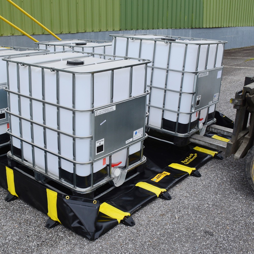 Produktabbildung Nr. 2: Bac pliable Justrite QuickBerm®, capacité 2 820 l