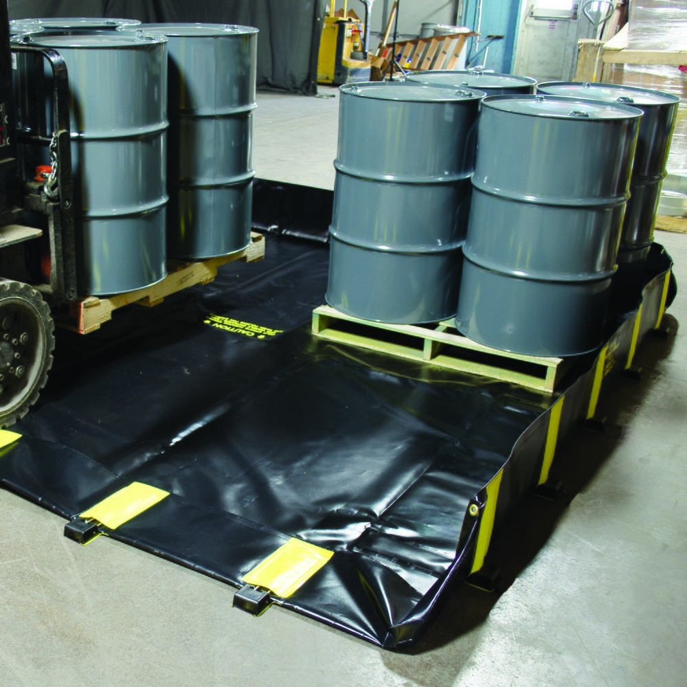 Produktabbildung Nr. 4: Bac pliable Justrite QuickBerm®, capacité 2 820 l