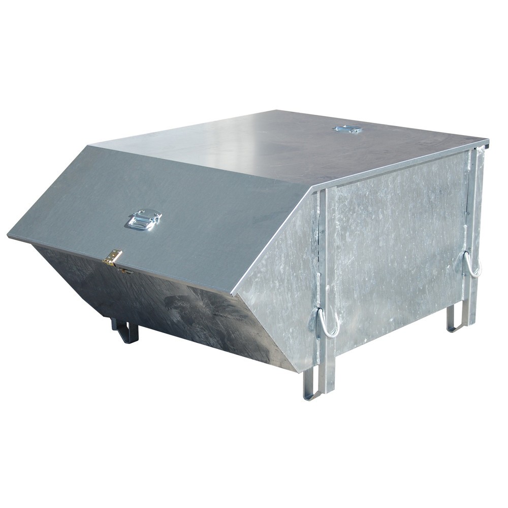 Produktabbildung Nr. 1: Bac pour matériaux de construction Bauer® BBG 100, galvanisé à chaud