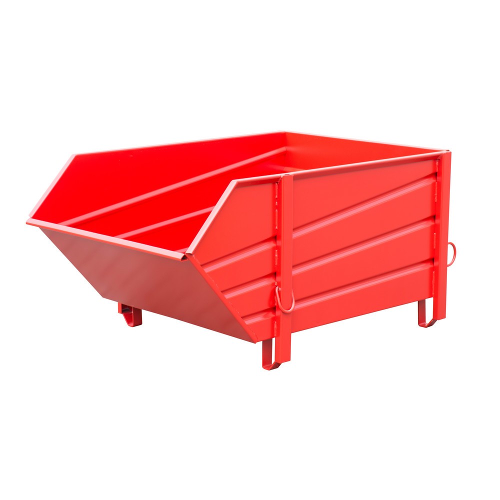 Produktabbildung Nr. 1: Bac pour matériaux de construction Bauer® BBP 100, peint, rouge feu