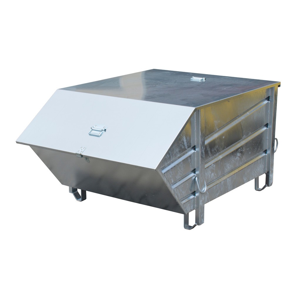Produktabbildung Nr. 1: Bac pour matériaux de construction Bauer® BBP 100, galvanisé à chaud