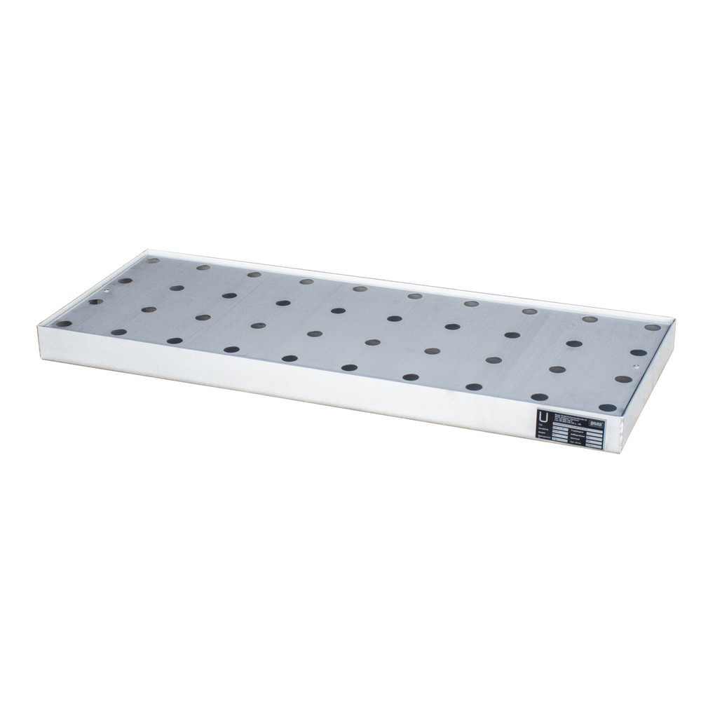 Illustration du produit: Bac pour petits bidons Bauer® KGW 1/M V4A, acier inoxydable 1.4571
