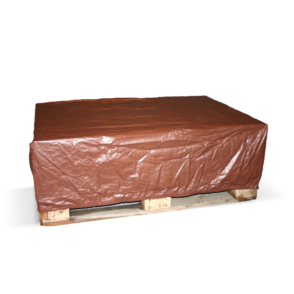 Illustration du produit: Housse de protection avec cordelette, HxlxP 300 x 1 250 x 850 mm, marron