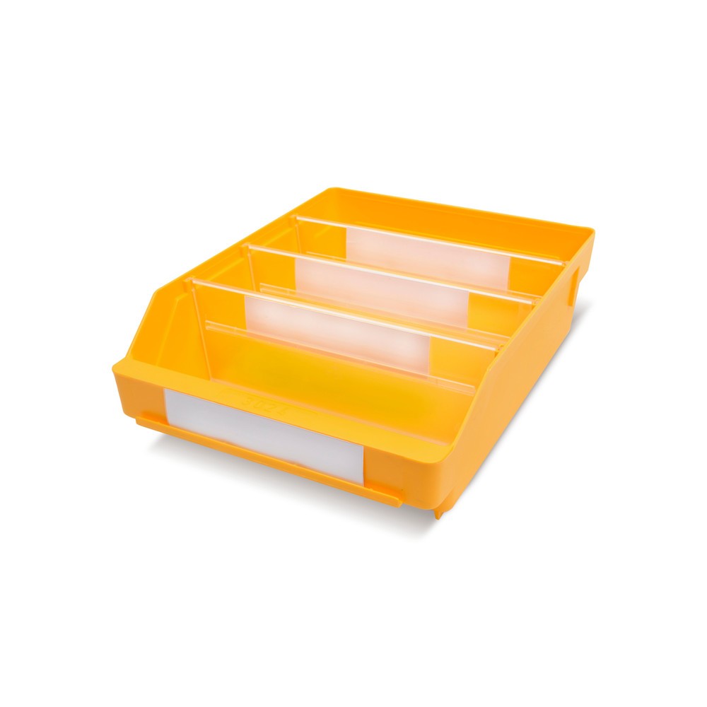 Illustration du produit: Bacs de rayonnage avec fenêtre de visualisation, l x P 240 x 300 mm, jaune