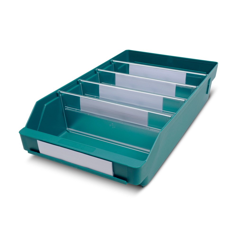 Illustration du produit: Bacs de rayonnage avec fenêtre de visualisation, l x P 240 x 400 mm, vert