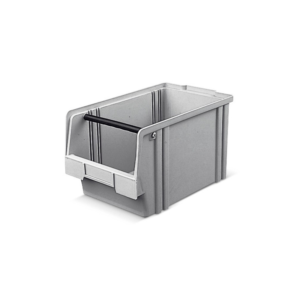 Illustration du produit: Bacs à bec en polystyrol, H x l x P 200 x 200 x 350 mm, gris