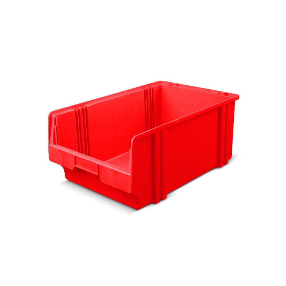 Illustration du produit: Bacs à bec en polystyrol, H x l x P 200 x 300 x 500 mm, rouge