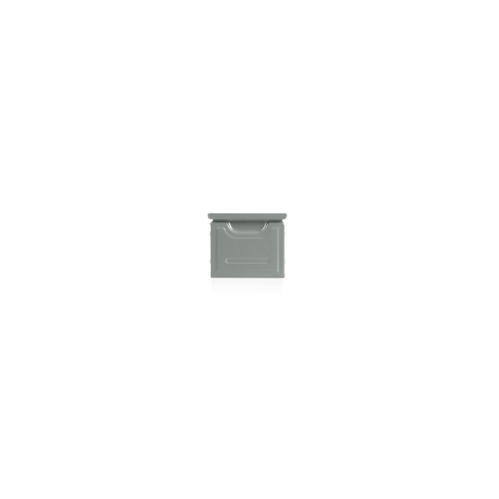Produktabbildung Nr. 2: Bac à bec tôle d’acier, H x l x P 130 x 140 x 230 mm, petit gris