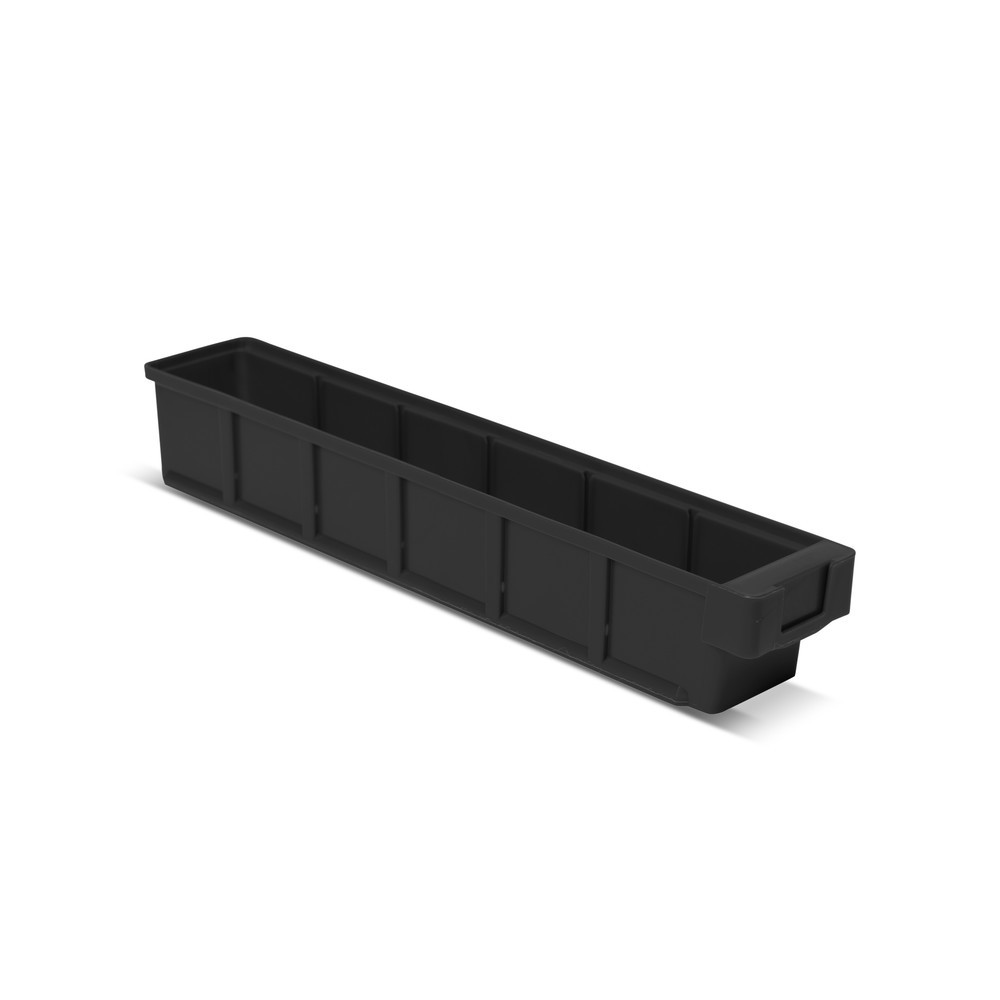Produktabbildung Nr. 1: Bacs de rayonnage sans fenêtre de visualisation, lxP 93 x 500 mm, gris