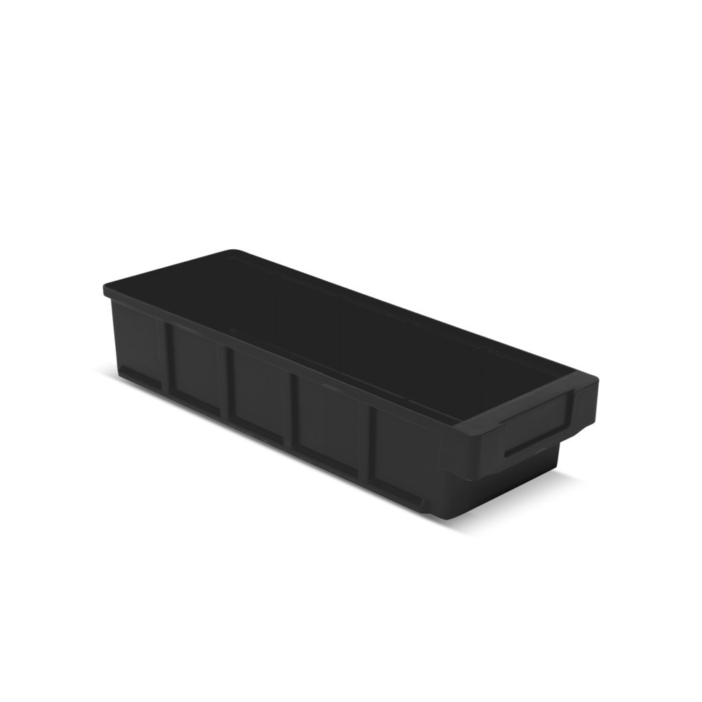 Produktabbildung Nr. 1: Bacs de rayonnage sans fenêtre de visualisation, lxP 152 x 400 mm, gris