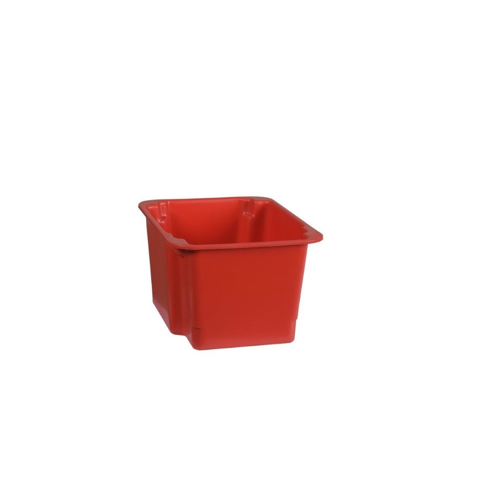 Illustration du produit: Bacs empilables rotatifs en polypropylène, 6 litres, rouge