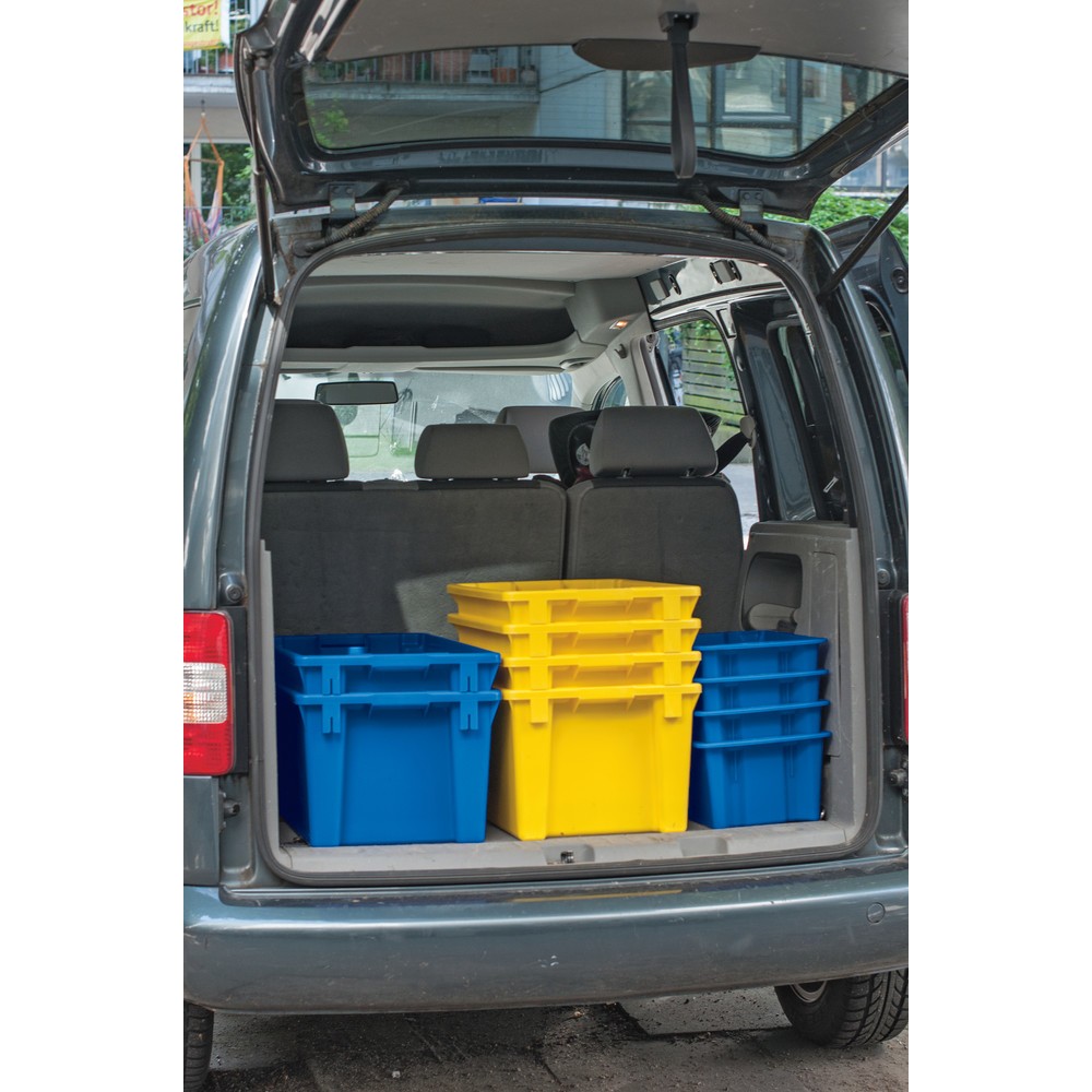 Produktabbildung Nr. 3: Bacs empilables rotatifs en polypropylène, 6 litres, rouge