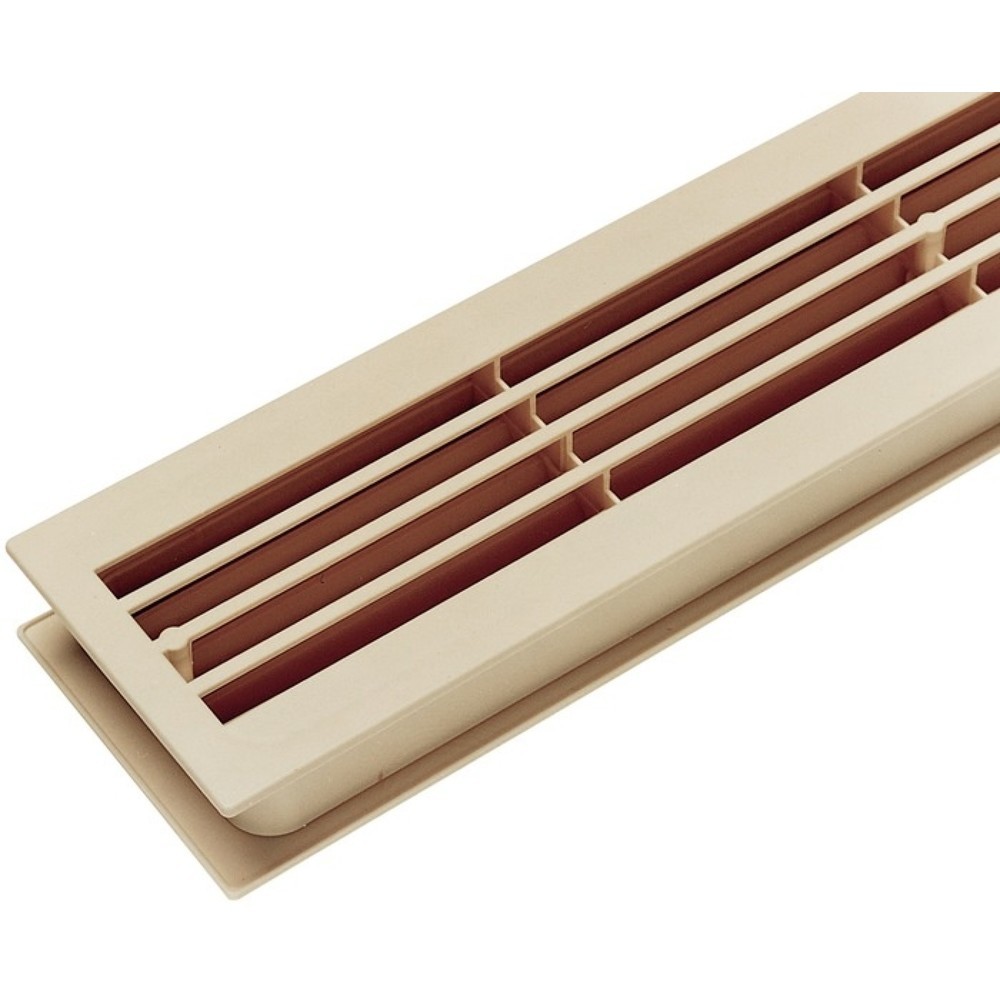 Illustration du produit: Badezimmerlüftung, Kunststoff buche, Länge 452 mm Breite 92 mm, Ecken gerade