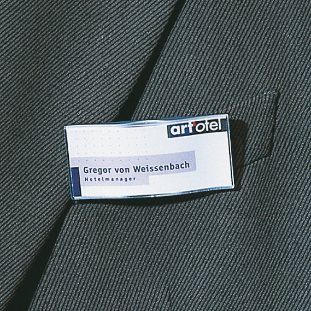 Illustration du produit: Badge avec clip tournant et épingle