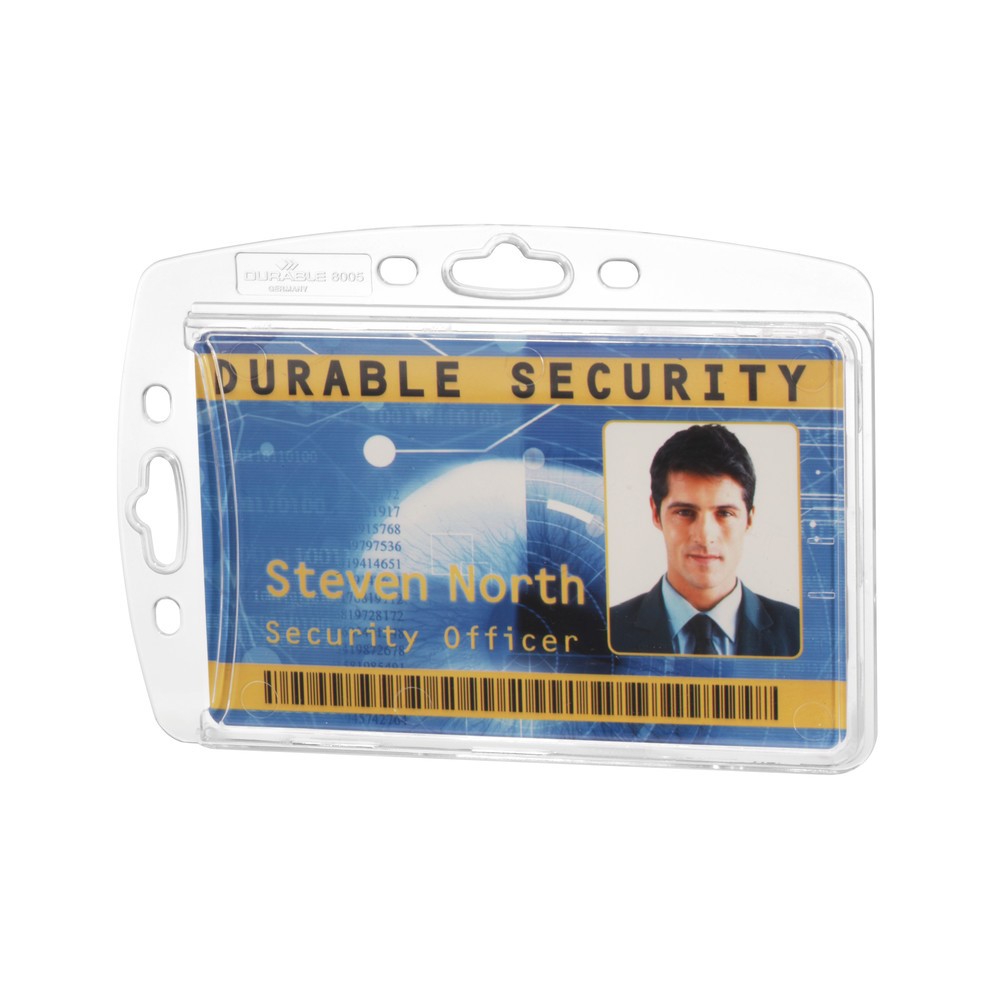 Produktabbildung Nr. 2: Badge porte-carte DURABLE pour 1 carte d’entreprise, sans fixation