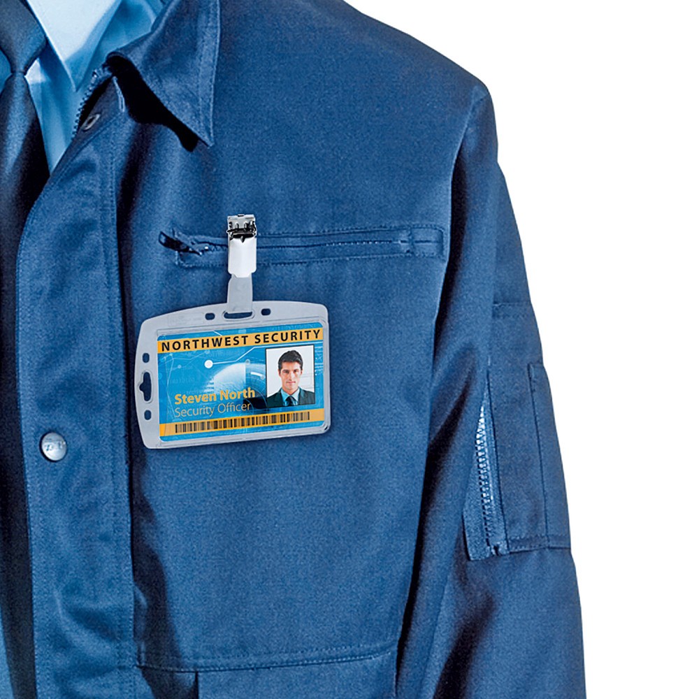Produktabbildung Nr. 3: Badge porte-carte DURABLE pour 1 carte d’entreprise, avec clip