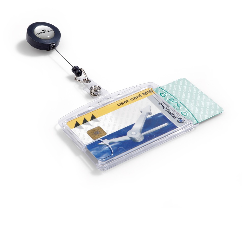 Produktabbildung Nr. 4: Porte-badge enrouleur DURABLE pour 1 carte d’entreprise