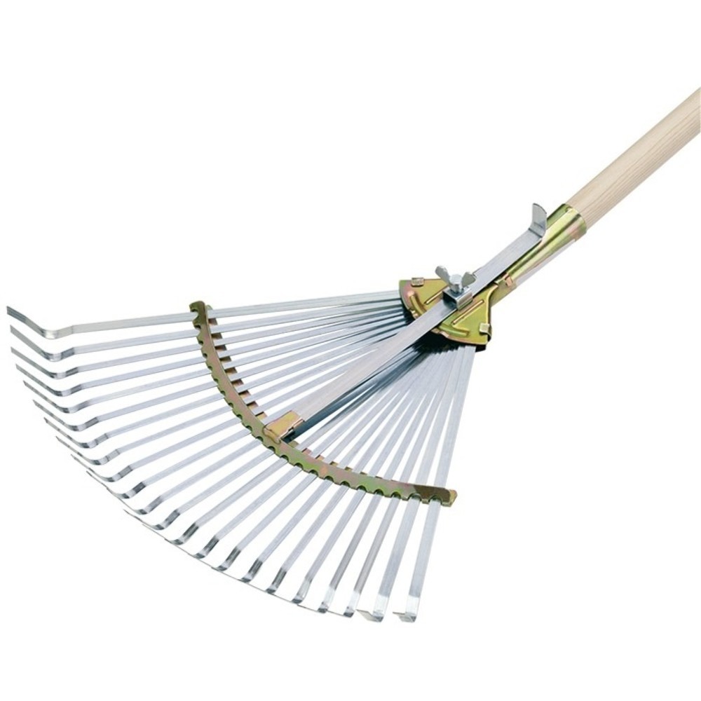 Illustration du produit: Balai à feuilles professionnel largeur de travail 320-480 mm galvanisé sans manc