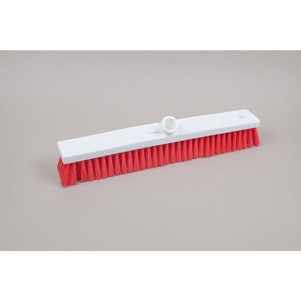 Illustration du produit: Balai de salle hygiénique, plastique, filet alld, poils en polyester 0,25, doux, 450 mm, rouge