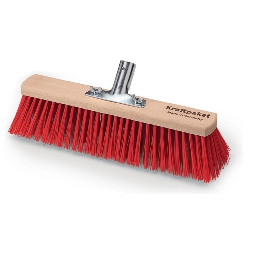 Illustration du produit: Balais Elaston longueur 600 mm avec porte-manche métal bois plat KRAFTPAKET