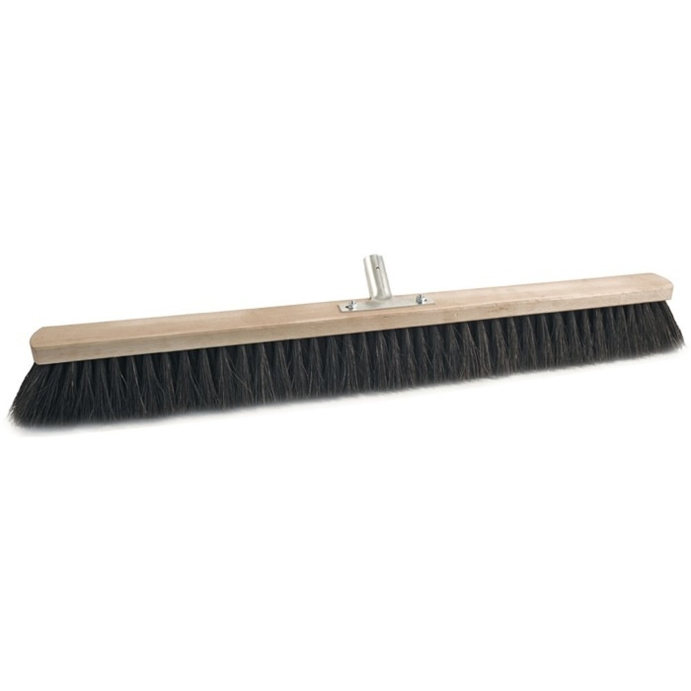 Illustration du produit: Balais longueur Arenga 600 mm avec porte-manche métal bois plat SOREX
