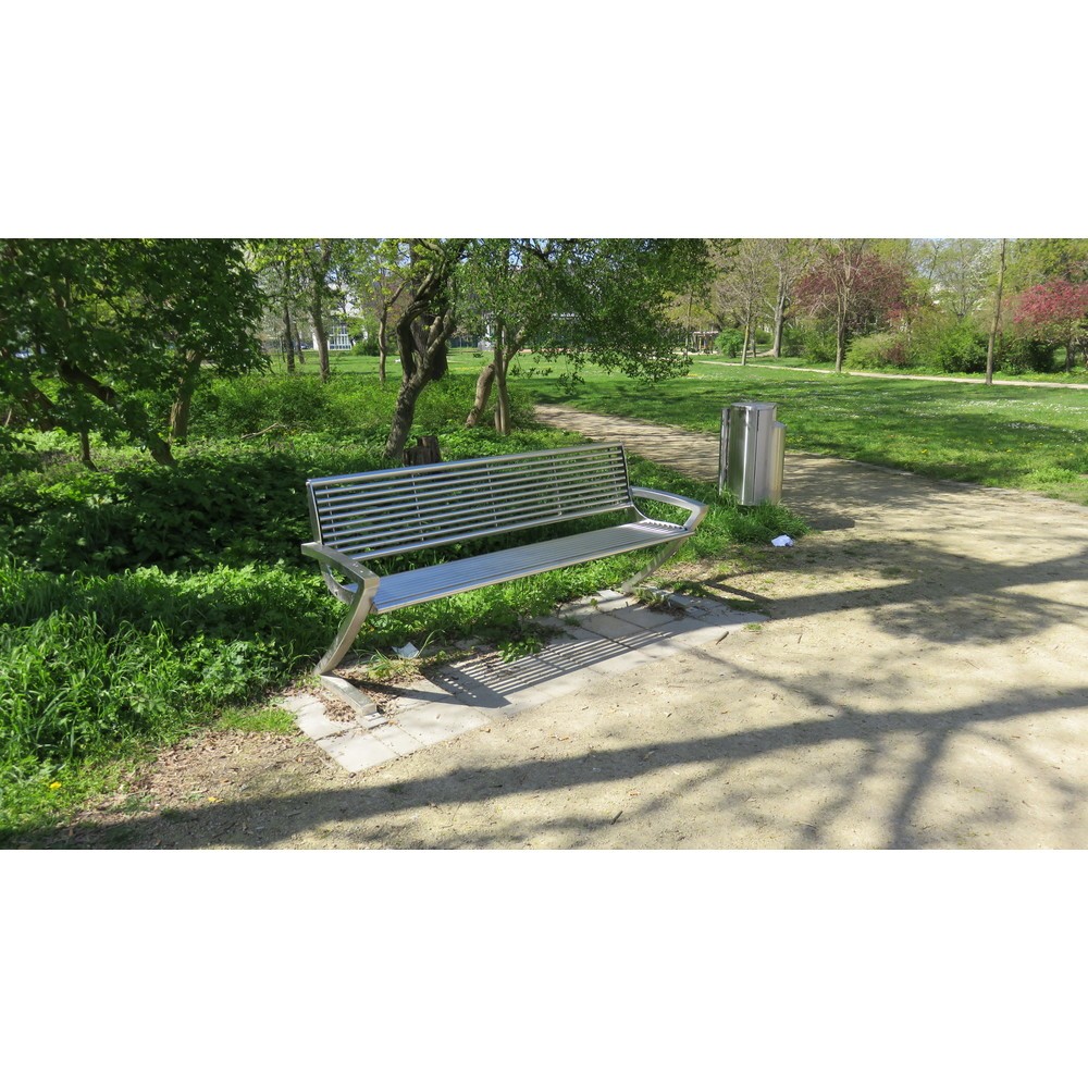 Produktabbildung Nr. 3: Banc Carisma en acier inoxydable