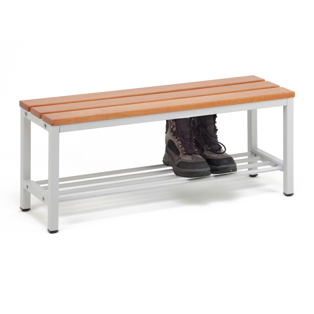 Produktabbildung Nr. 5: Banc pour vestiaire Steinbock®, longueur 1 000 mm, avec porte-chaussure