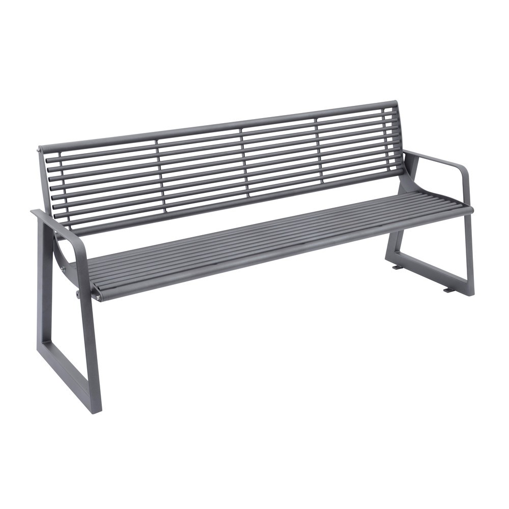 Illustration du produit: Banc Laro, rouge rubis, brun gris