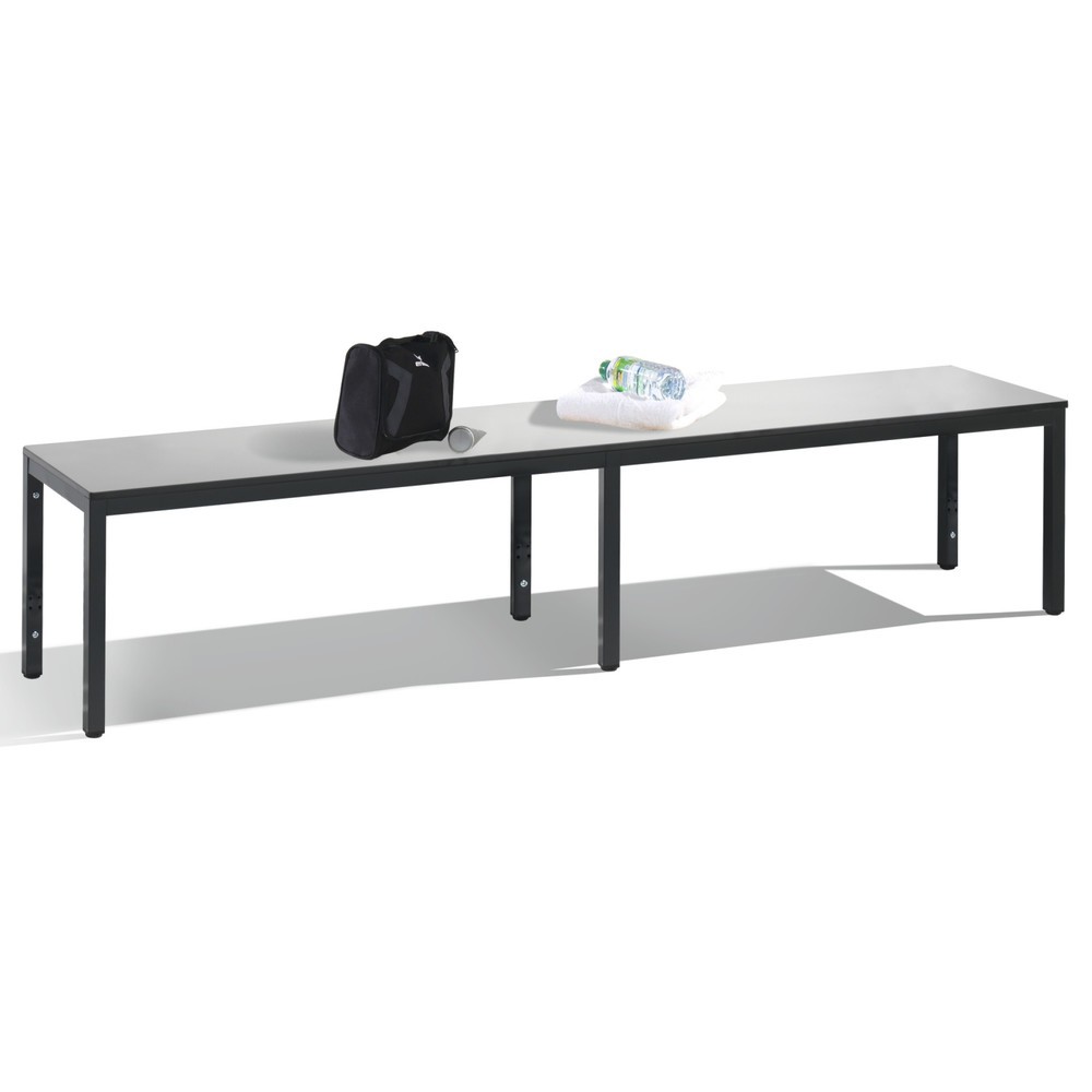 Produktabbildung Nr. 1: Banc pour vestiaire C+P Basic Plus, longueur 1 960 mm, gris-noir / blanc