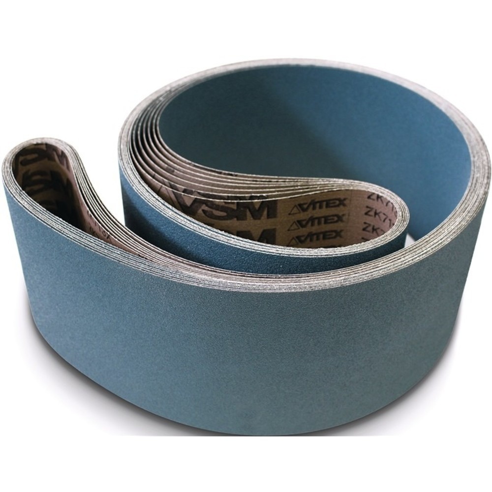 Illustration du produit: Bande abrasive ZK713X L. 1000 mm l. 100 mm granulation 80 pour acier/INOX/métaux