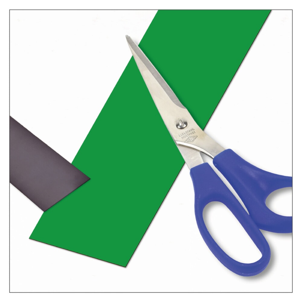 Produktabbildung Nr. 1: Bande de marquage magnétique, rouleau, largeur 50 mm, verte