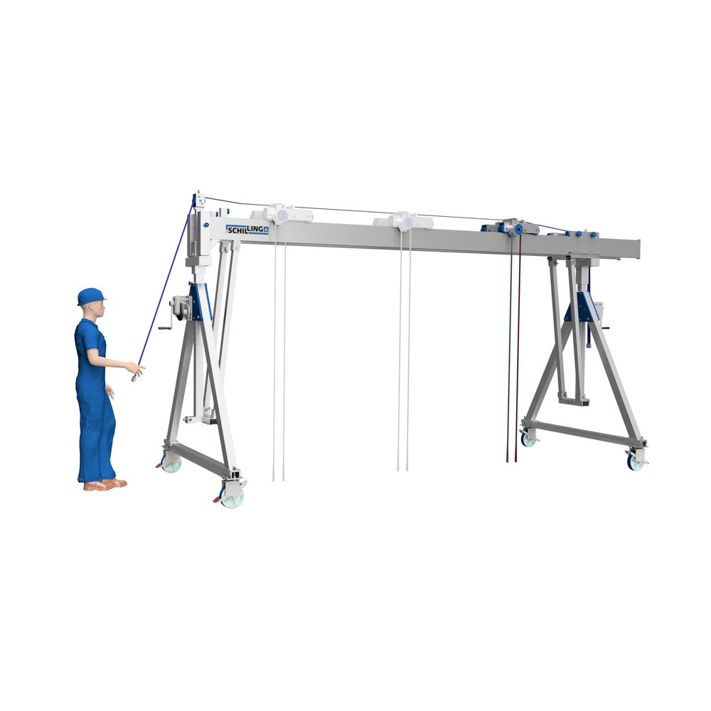 Illustration du produit: Bande polyvalente pour Grue tique double poutre en aluminium